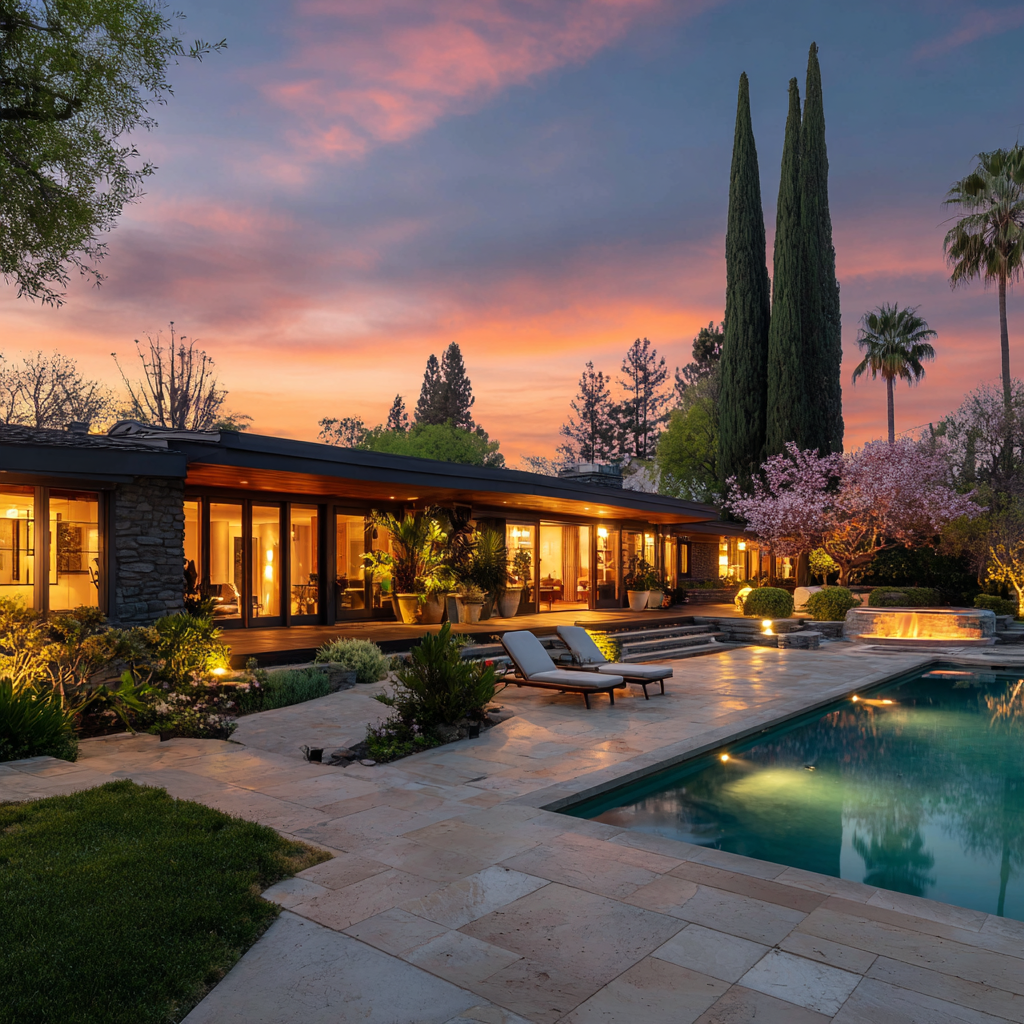 Luxury treatment facility grounds